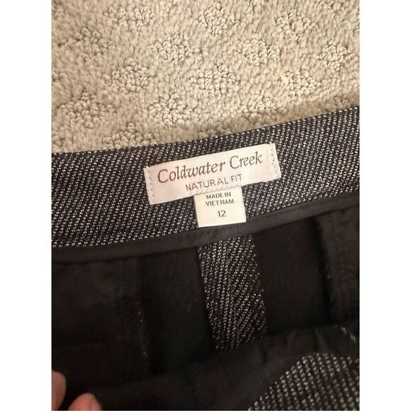 NEW Coldwater Creek Natural Fit Stretch Fit Gray Pants size 12 - Picture 4 of 6